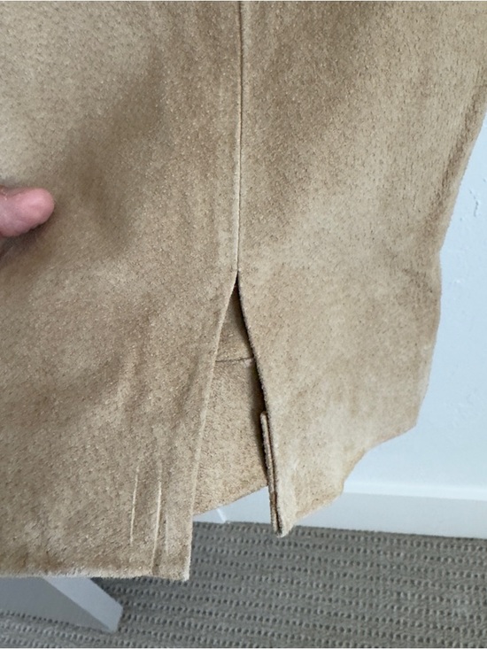 Wilson’s Leather Maxima Vintage Suede Leather Pants Tan Sz 10 - Picture 8 of 12